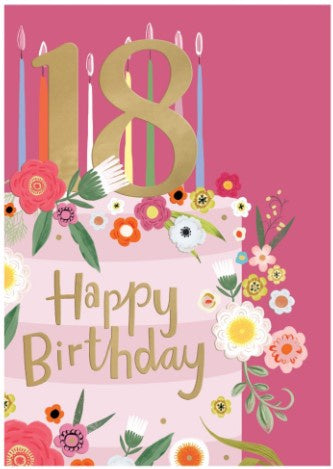 Happy 18th Birthday Card