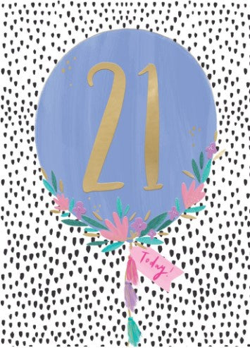 "21 Today!" Card