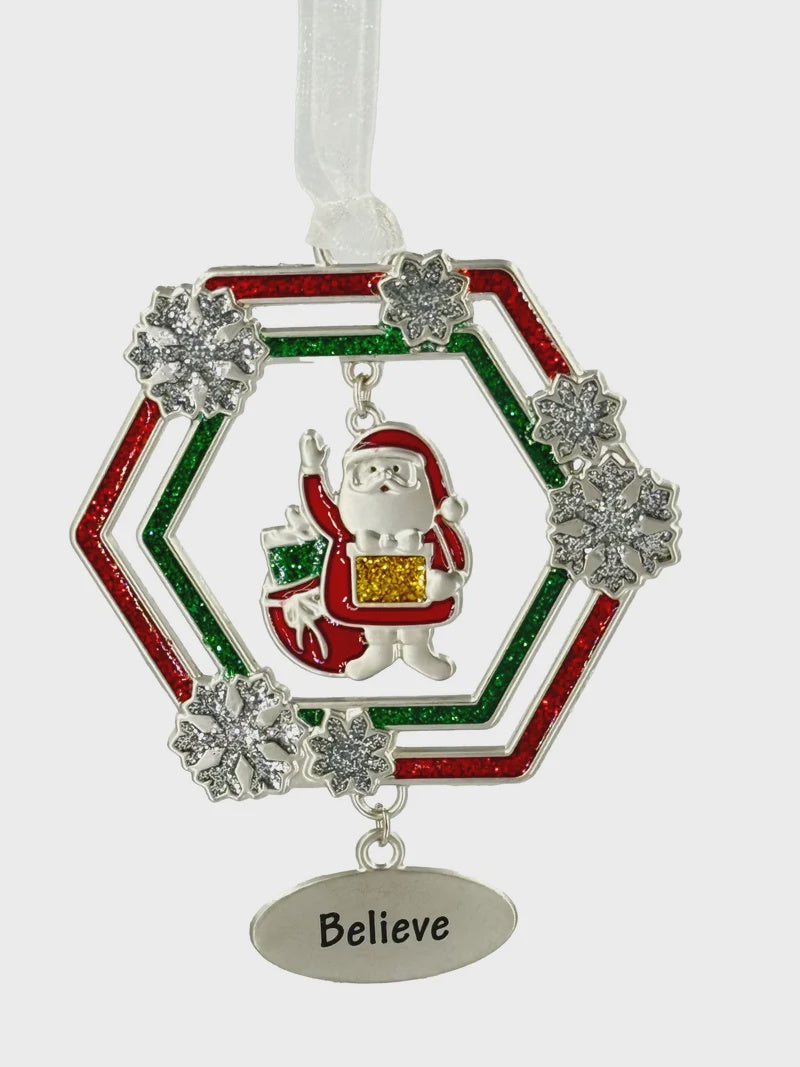 Santa Believe Ornament
