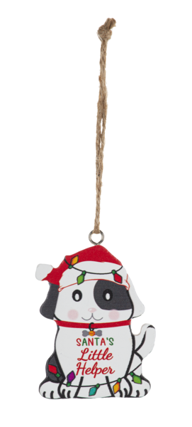 Santa's Little Helper Christmas Ornament