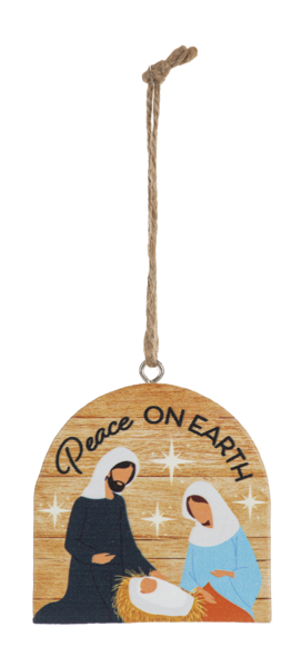 Peace On Earth Christmas Ornament