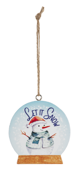 Let It Snow Christmas Ornament