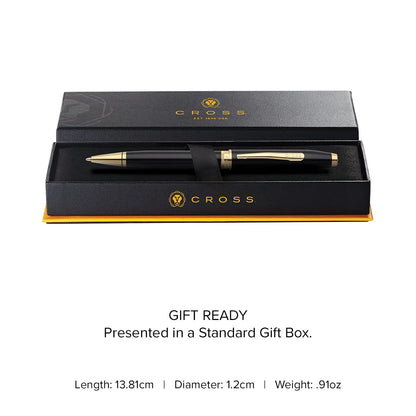 Cross Foundry Ballpoint Pen - Black & Gold