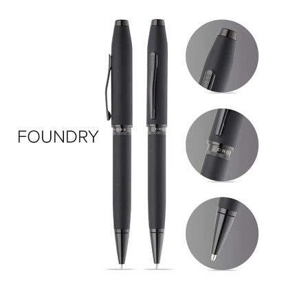 Cross Foundry Ballpoint Pen - Matte Black