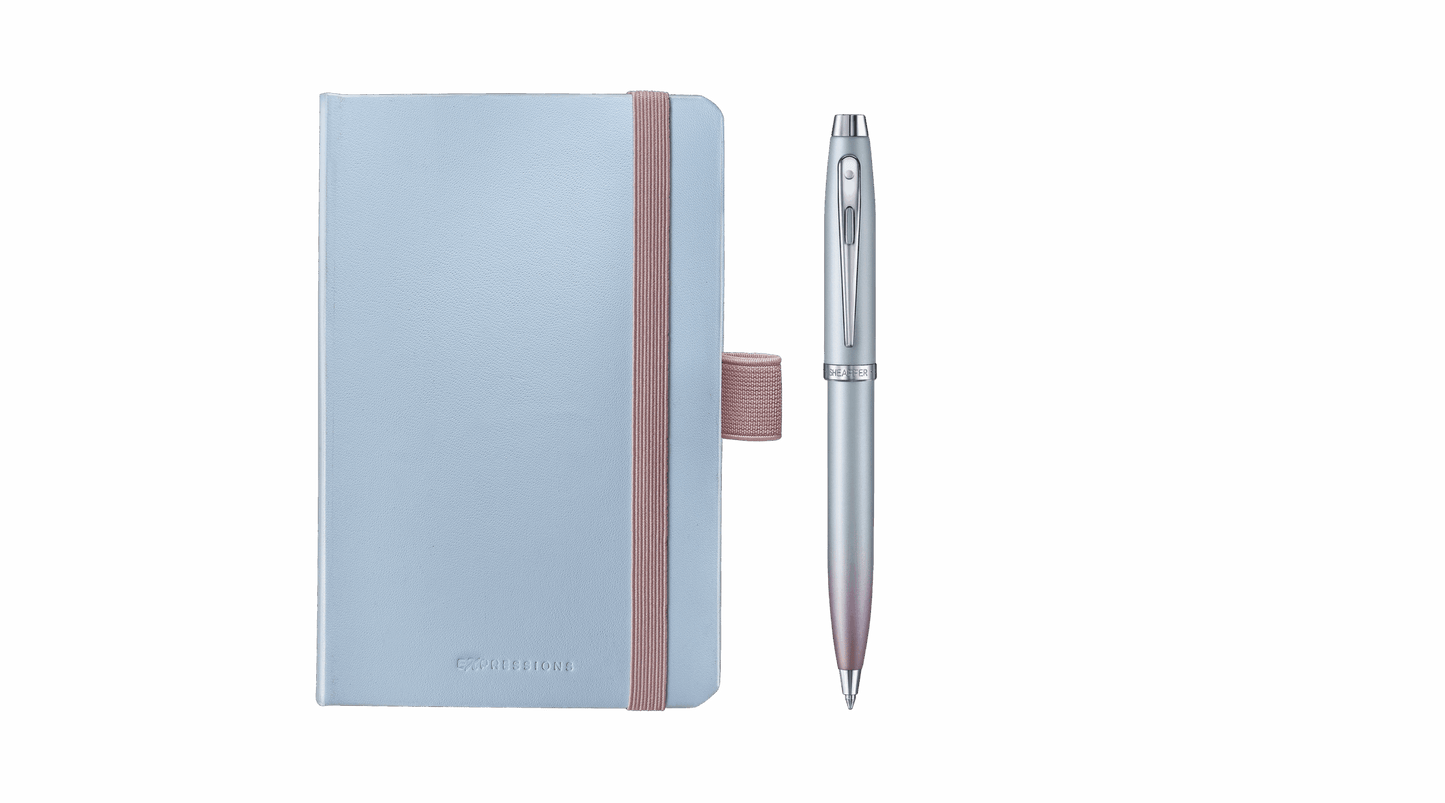 Sheaffer 100 Expressions Ball Pen and Small Notebook Set