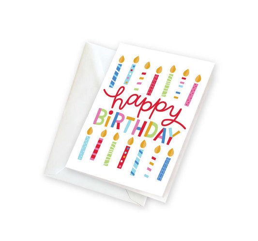 Birthday Candle Mini Card