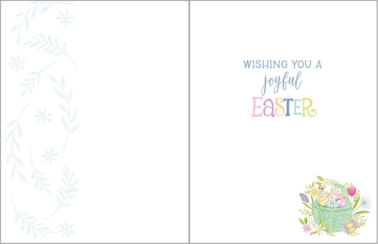 Easter Blessings Greeting Card