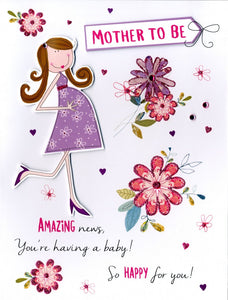 Mother To Be Giant Card
