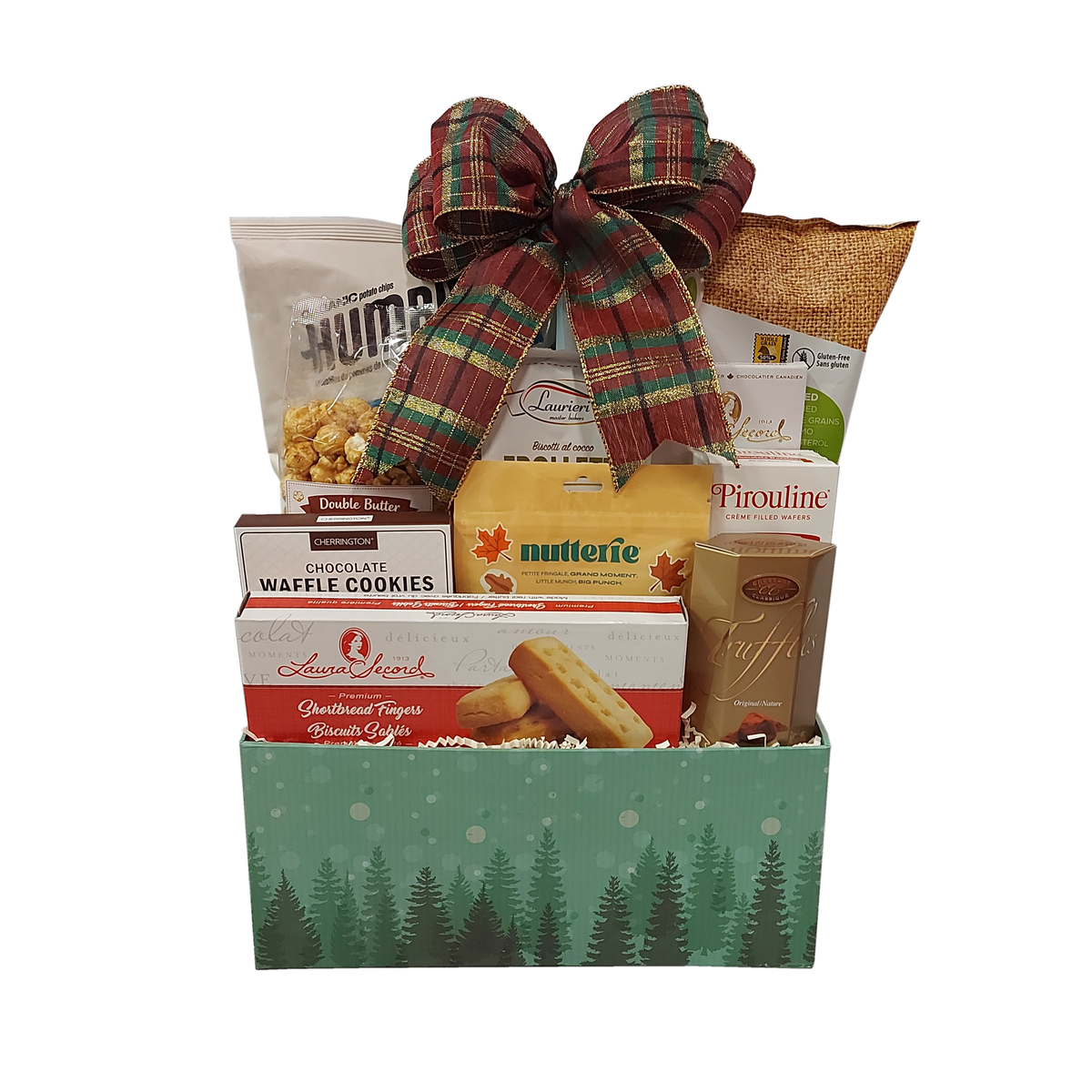 Gnome Holiday Present Gift Basket