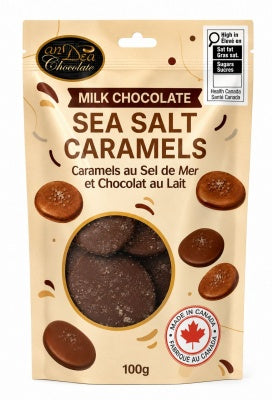 Milk Chocolate Sea Salt Mini Patties Pouch bag