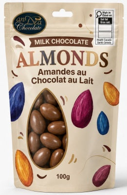 Milk Chocolate Covered Almonds - 100g Gift Bag