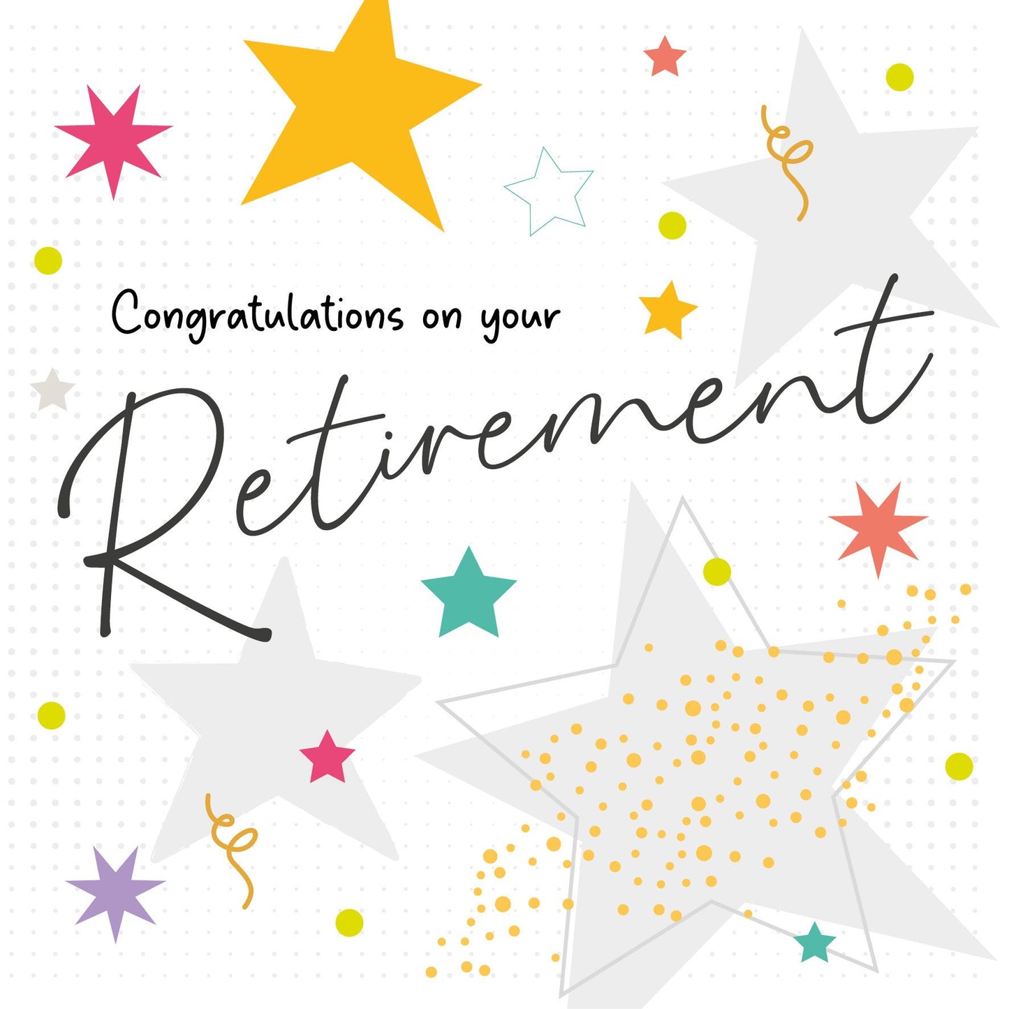 Congratulations on your retirement - Stars