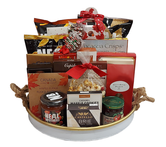 Fa La La Tray Large Christmas Gift Basket