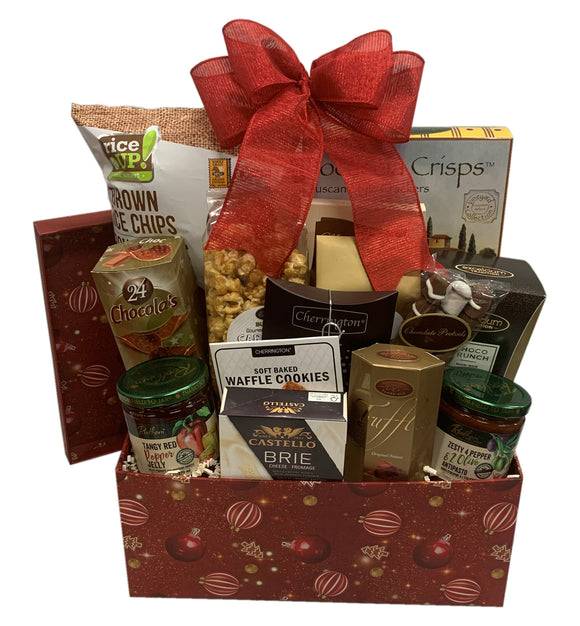 Merry & Bright Christmas Gift Basket