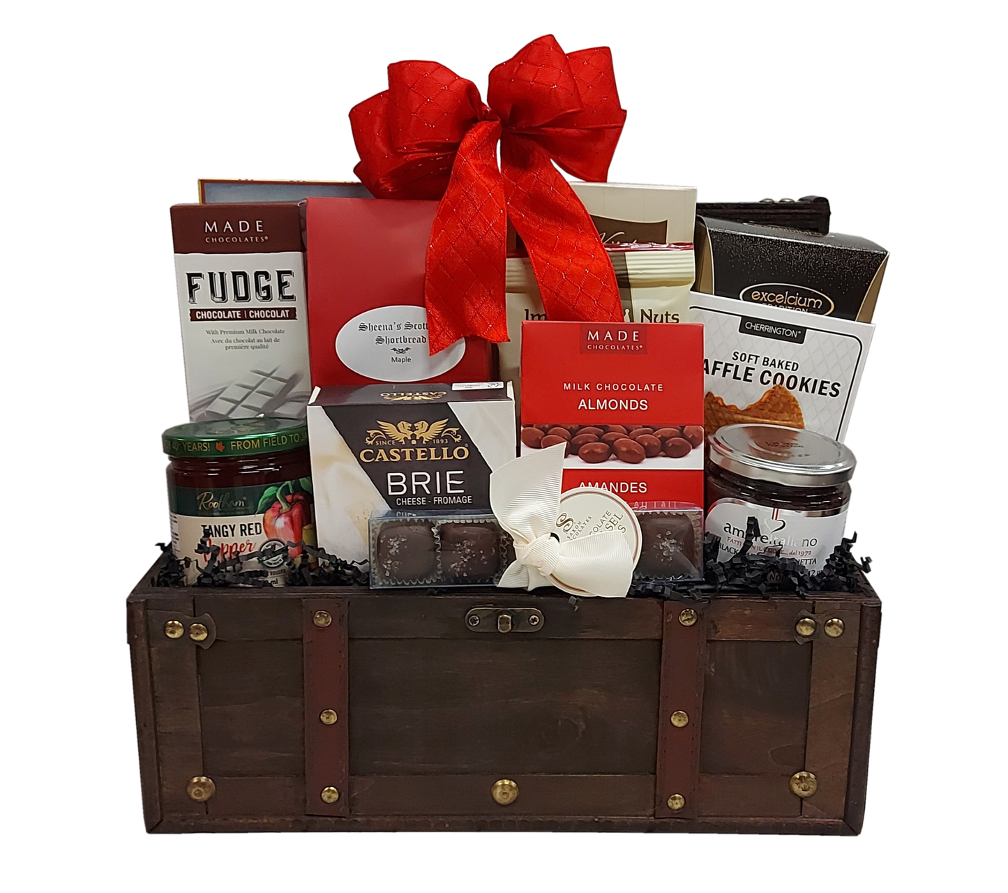 Holiday Wishes Gourmet Trunk Gift Basket