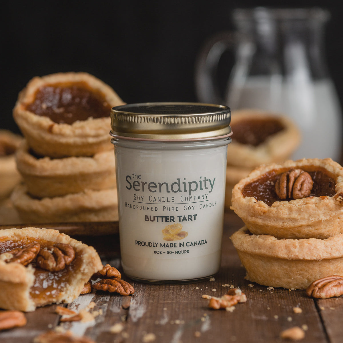 Butter Tart 8oz Candle Jar