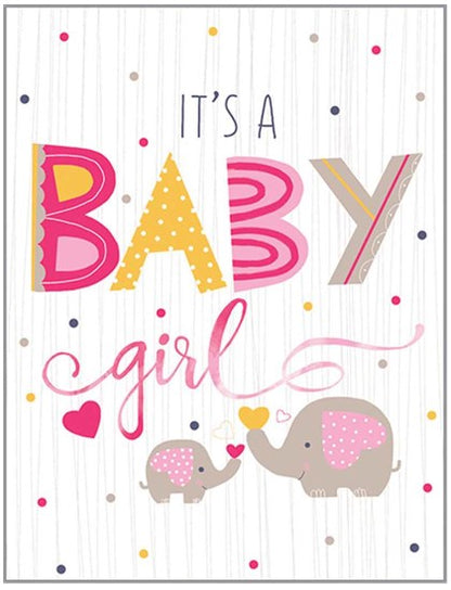 "It's a Baby Girl" Card