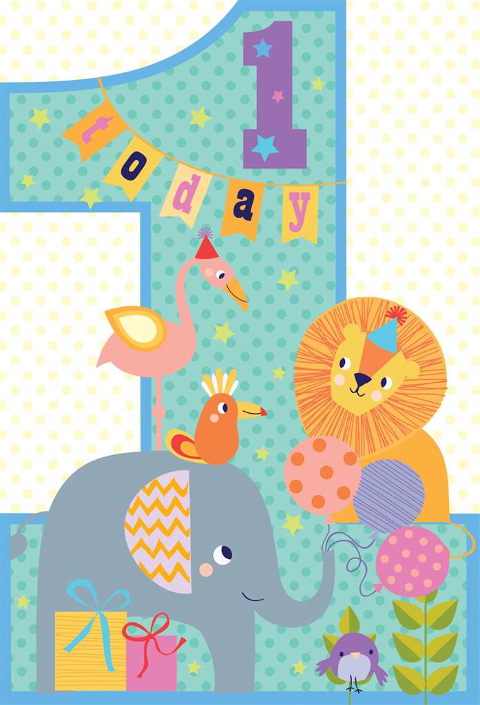 1 Today - Birthday Card