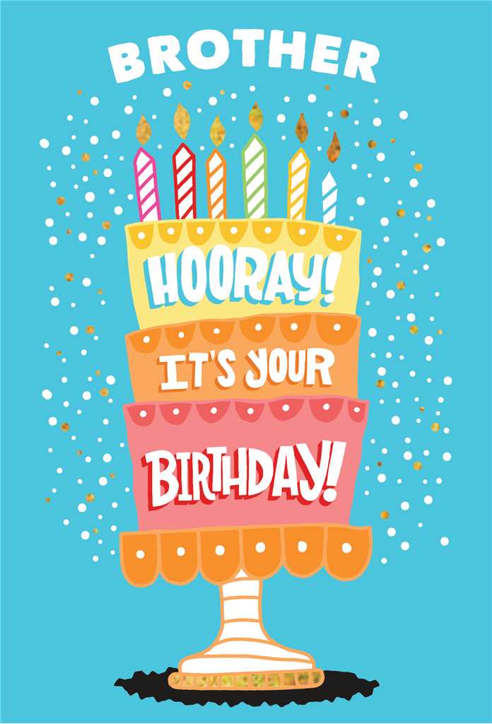 Brother, It's Your Birthday Card