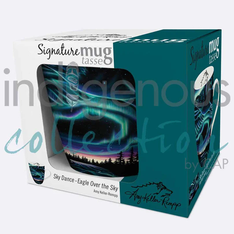 Sky Dance - Eagle Over the Sky Signature Mug