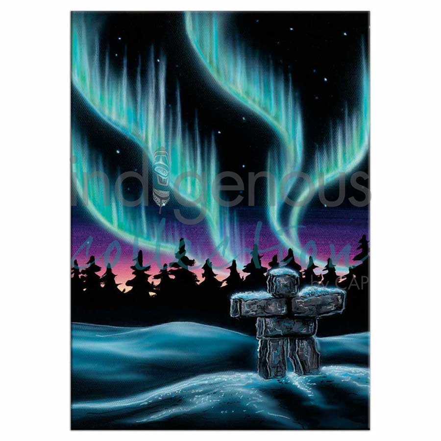 Sky Dance Inukshuk Magnet