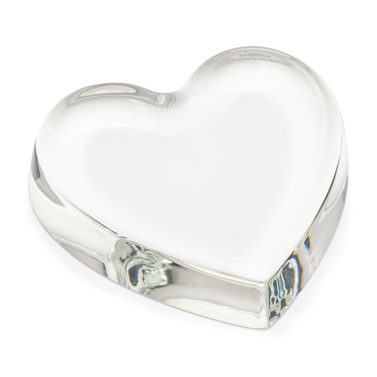 Coeur Heart Paperweight (Engraving Included)