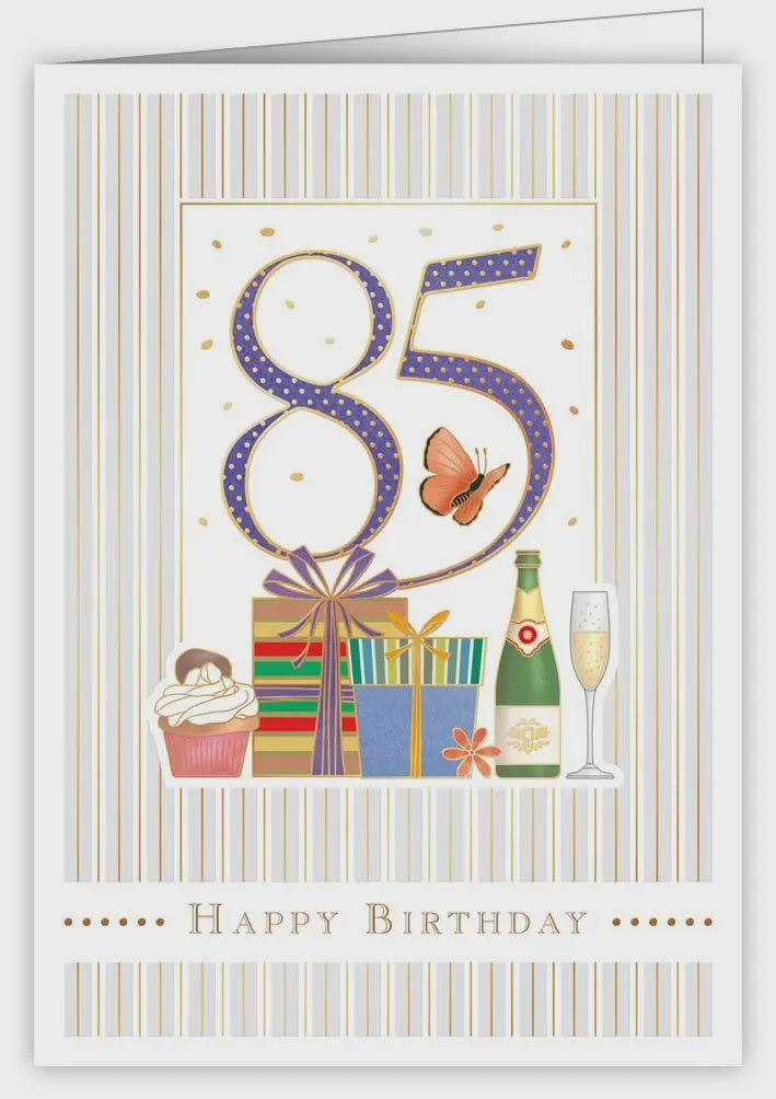85 Happy birthday - Presents and Champagne
