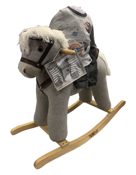 Tryco - Rocking Horse - Milo Grey Basket