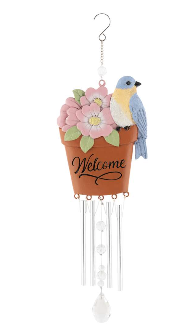 Welcome Songbird Bluebird Chime