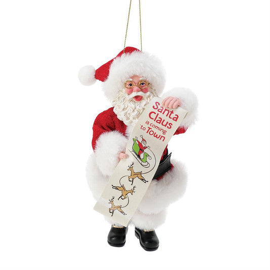 Santa Claus is Coming to Town Ornament