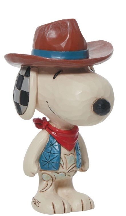 Snoopy Cowboy Mini Figurine