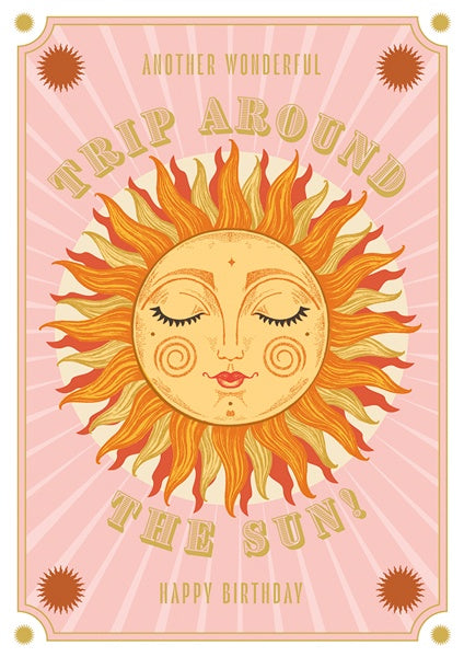 Another Wonderful Trip Around the Sun Birthday Card