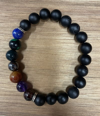 Black onyz natural stones bracelet