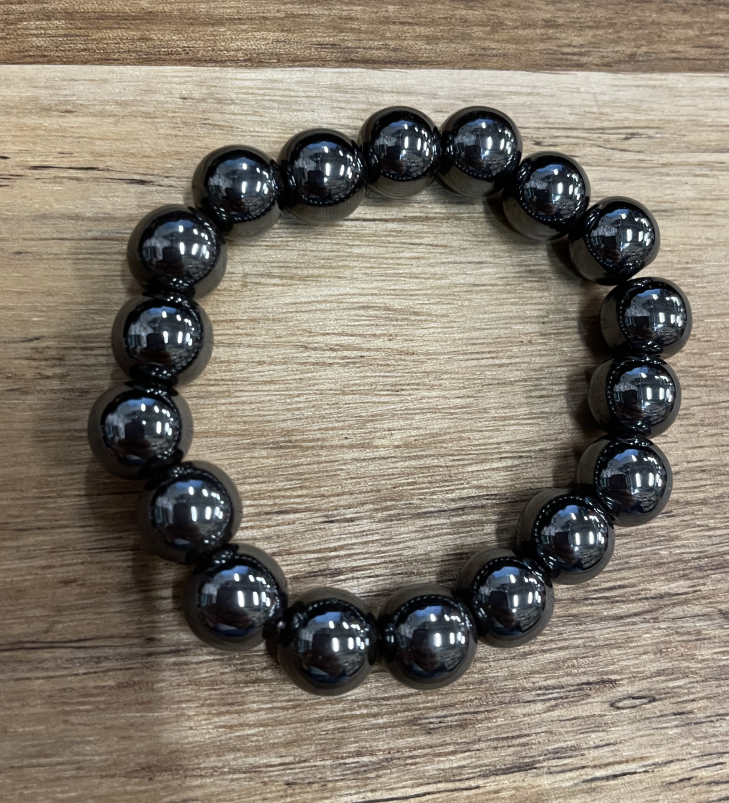 Hematite Bead Bracelet