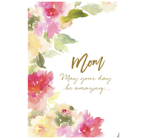 "Mom" Birthday Card