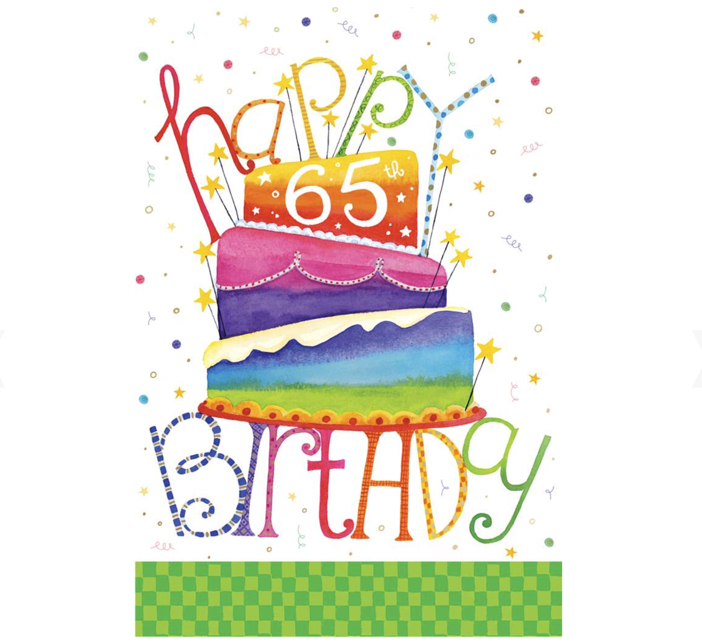 Happy 65th Birthday Card