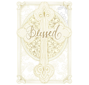 "Blessed" Christening Card