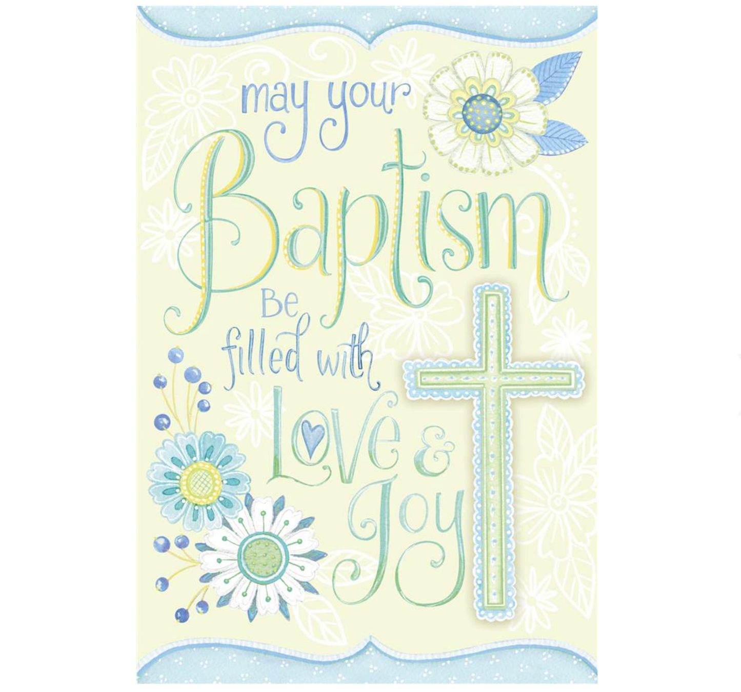 Love & Joy on your Baptism Card