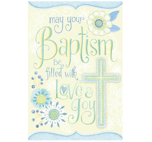 Love & Joy on your Baptism Card