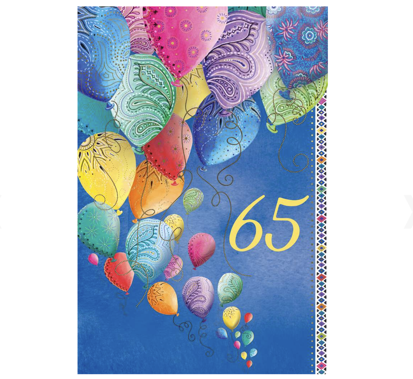 65th Birthday Card