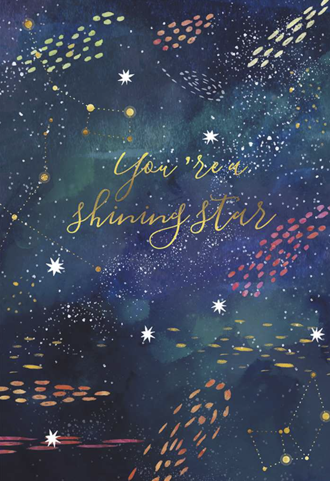 Shining Star Congratulations Card