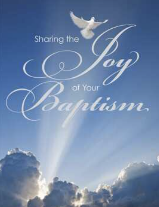 Joy of your Baptism Card