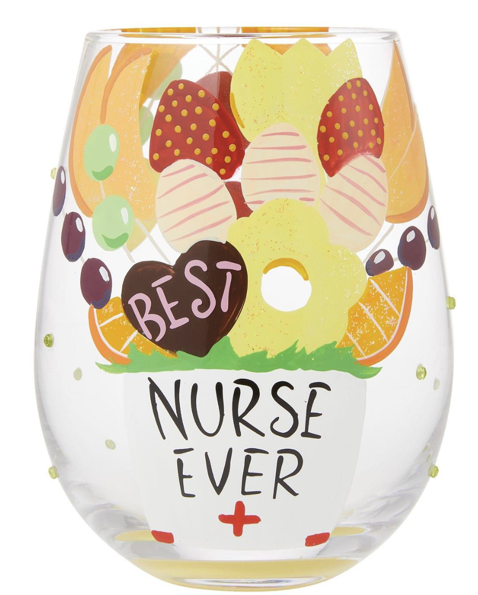 Best Nurse Stemless Wine Glass