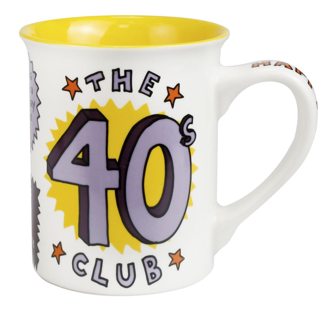 40th Birthday Club Mug Gift