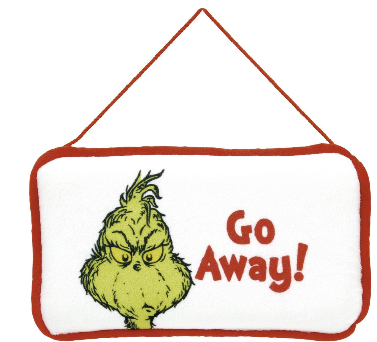 Grinch Go Away Door Hanger