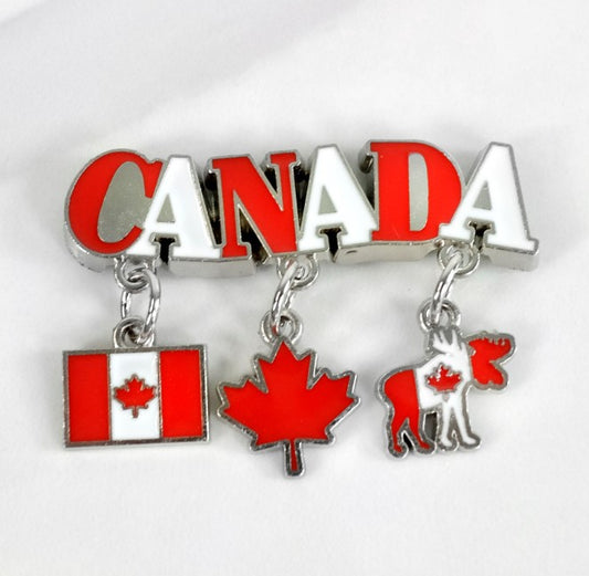 Canada Magnet with Charms