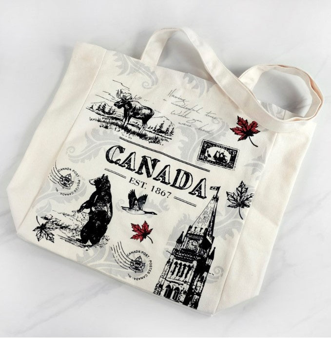 Canada Maple Leaf Tote Bag