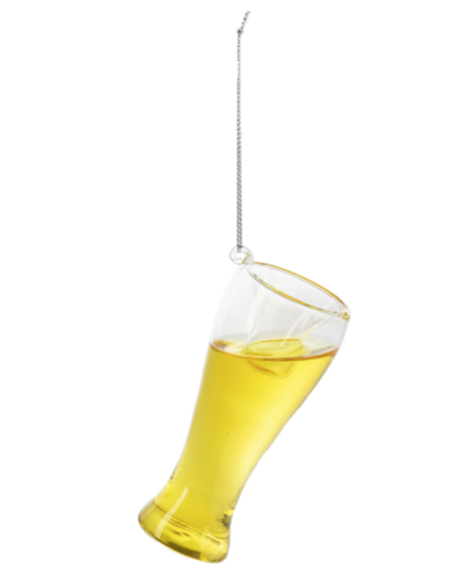 Cheer Beer Glass Ornament