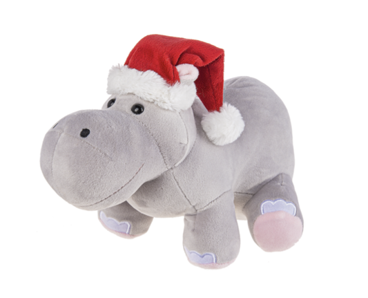 Christmas Hippo Plushie