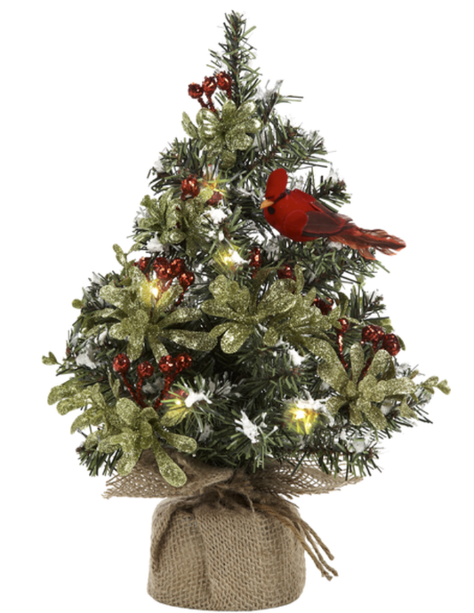 Light Up Cardinal Evergreen